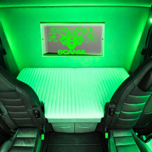 Scania rgb led sign 40cm - v8,