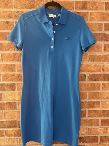 Blue lacoste polo dress size - lacoste,