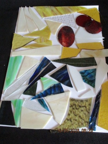 Coloured opaque textured - &,