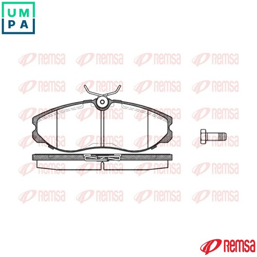 Brake pad set - brake,