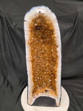 Tall Citrine Geode 545 Crystal