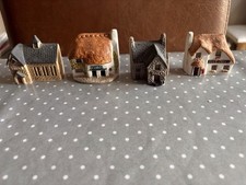 Philip Laureston Pottery Miniature Houses X 4