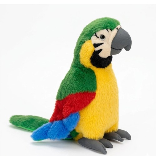Kawaii parrot plush toy soft - parrot,