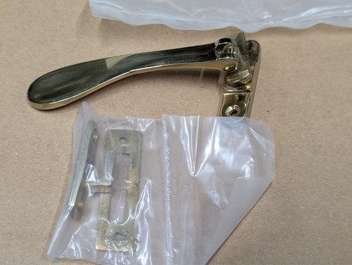 Brass window casement - 4, x