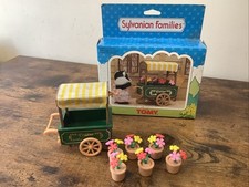 Sylvanian Families 3306 Flower Cart Complete With Box Tomy Florist