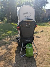 Osprey Poco AG Baby Carrier Rucksack With Sunshade And Rain Cover