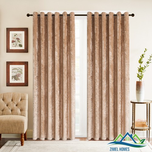 Luxury crushed velvet curtains - luxury,