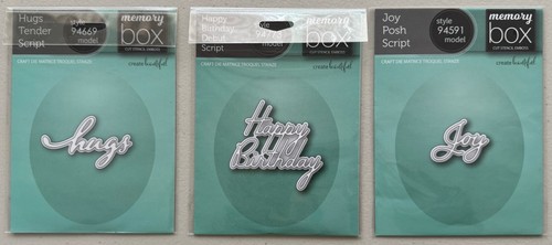 Memory box sentiments - box,