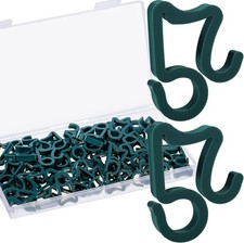 60 Pieces Christmas Light Clips Outdoor Gutter Hooks Weatherproof String Light H