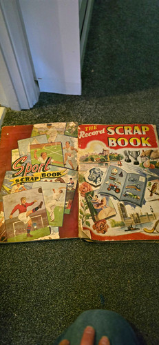 Vintage sport scrapbooks - sport,