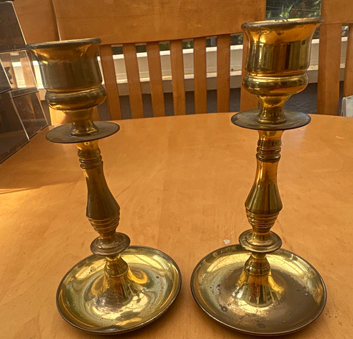 Pair brass - pair, of