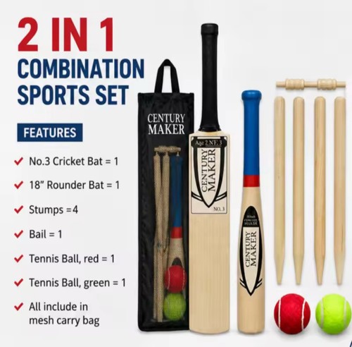 Cricket set and - 1,