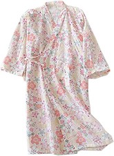 Japanese Women's Robe Cotton
