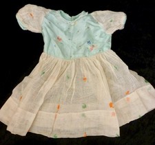 DRESS FOR ANTIQUE DOLL, DOLL
