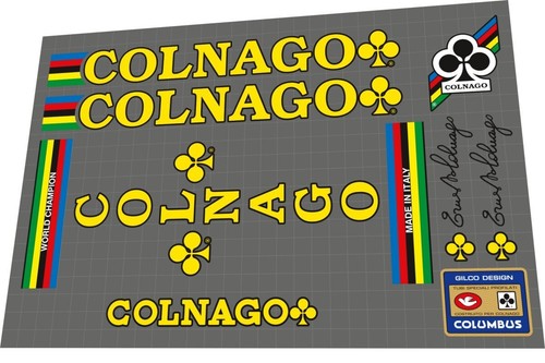 Colnago frame sticker set