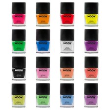 Moon Glow - Neon UV Nail Varnish - Choose from 16 colours - glows under UV!