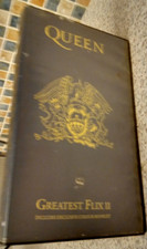 QUEEN GREATEST FLIX II VHS VIDEO 1991 18 SONGS FREDDIE MERCURY BRIAN MAY