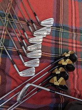 George Nicoll Vintage Golf Woods & Irons. Great usable condition. 