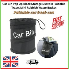 Car Bin Pop Up Black Storage