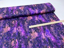 Leopard animal Print cotton blend jersey fabric 150cms wide stretch  material