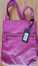 Lloyd Baker London Shoulder/Crossbody Genuine Leather Bag In Orchid RRP £89