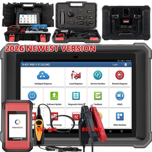 Launch x431 pad car - v,