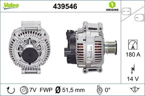 Alternator valeo for chrysler - alternator,