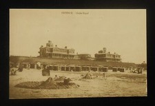 1910s Chalet Royal Beach Women Sand Castles Ostende Belgium West Flanders Co PC
