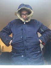 Snorkel parka Size L blue