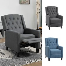 Button Tufted Recliner Chair