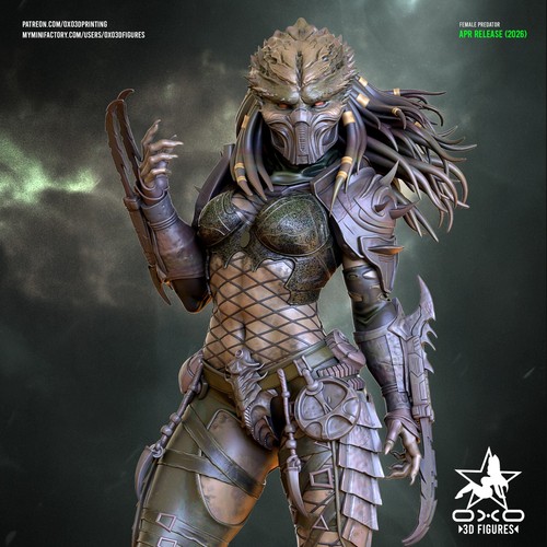 Female predator oxo3d fan - by,