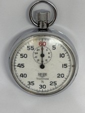 TAG Heuer Stopwatch Manual Wind Used with Scratches and Marks
