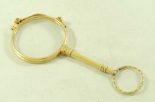 19th Century Rolled Gold Lorgnettes CZX