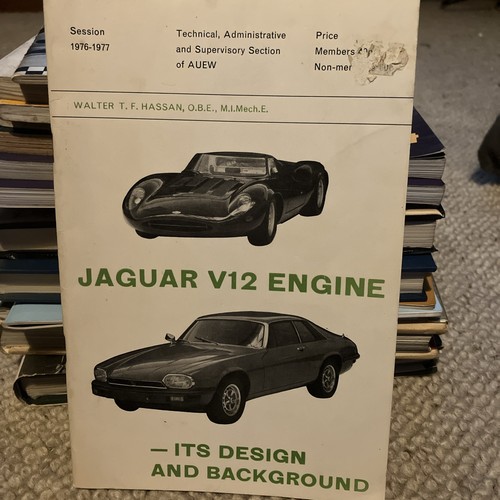 Jaguar v12 engine s - v12, it’s
