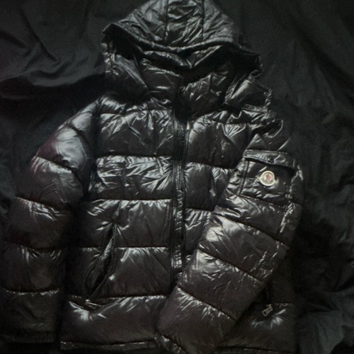 Moncler men black hooded - black,