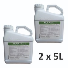 Rosate 360 TF Glyphosate Weedkiller 2 x 5 Litre Strong Professional Herbicide