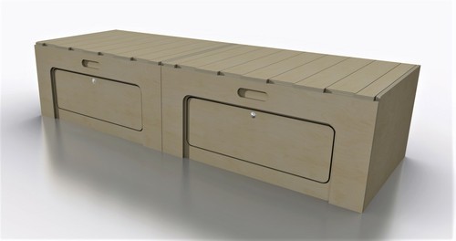 Sliding camper van - camper,