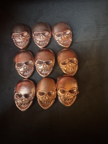 2oz hand poured copper - hand,