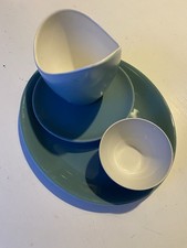 Poole Pottery Twintone Blue &