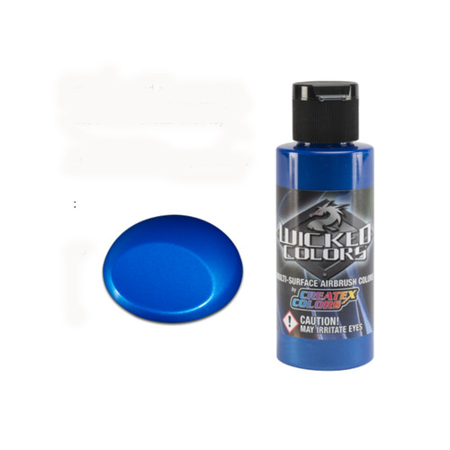Createx wicked pearl blue 2oz - blue,