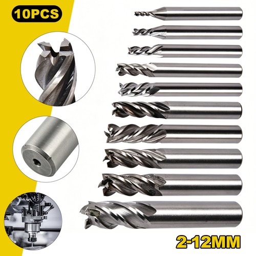 10pcs flute hss - hss, end