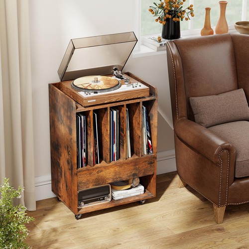 Record player stand - record,