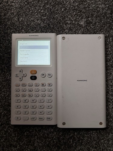 Numworks graphing calculator - graphing,