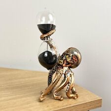 Ornament for Living Room Octopus Decorative Hourglass Timer Nautical Steampunk