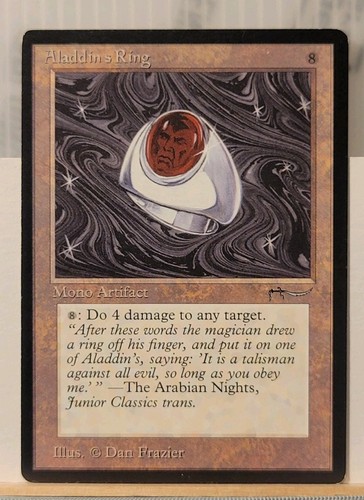 Mtg aladdin ring arabian - mtg, aladdin's