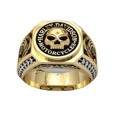 Gold Plated Harley Davidson