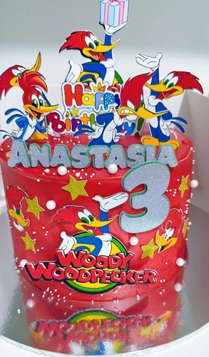 Woody woodpecker cake topper - woody,
