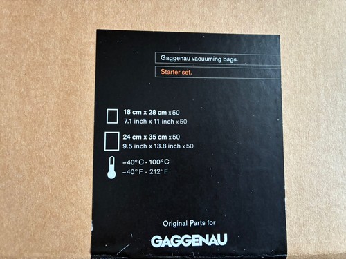 Gaggenau vacuum warming drawer - vacuum,