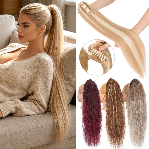 30inch real human ponytail - as,