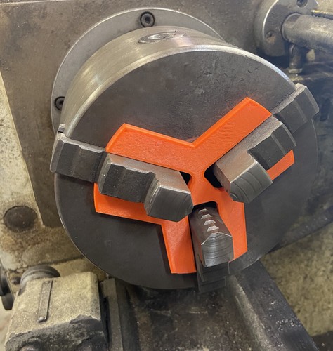 Lathe chuck stop spider - chuck,